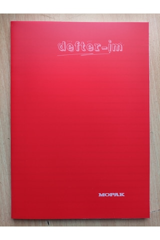Mopak 80 Yaprak Çizgili Defter Plastik Kapak Harita Metot Hm