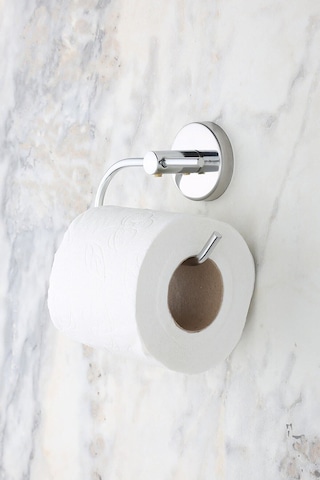 Erfa Home Krom Açık Tuvalet Kağıtlığı Siyah