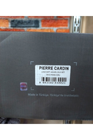 Pierre Cardin 6 Parça Jakarlı Aile Bornoz Seti-logo Soft Decorose Açık Gri - Pembe