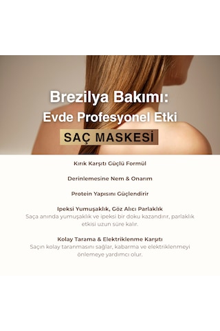 Argan & İpek Proteinli Saç Maskesi Yoğun Onarıcı Bakım 250 Ml