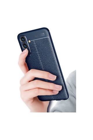 Samsung Uyumlu Galaxy A13 5G Kılıf Deri Tarzı Niss Silikon Case