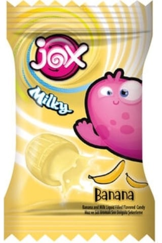 Jox Meyve ve Süt Aromalı Sıvı Dolgulu Bonbon Şekerleme 200 x 5 G