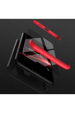 Huawei Honor 9X Kılıf Lens Tam Korumalı Gkk Sert Kapak