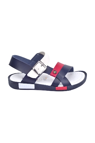 Kiko Kids Kiko Şb 2517-26 Orto pedik Erkek Çocuk Sandalet Terlik Lacivert - Lacivert - Kırmızı