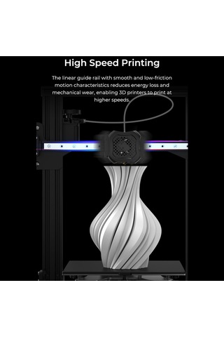 Suofeng Ender-3 Serisi İçin 320mm Mgn12 Lineer Ray Kiti - 50g Gümüş
