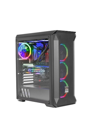 Green Z5 Surena 4X120 Mm Argb 1X3.0 2X2.0 Usb Gamıng Kumandalı Oyun Kasası Psu Yok
