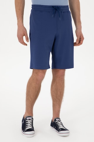 U.S. Polo Assn. Erkek Regular Fit Lacivert Örme Şort 50300078-VR059