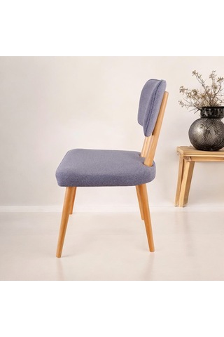 Polly Ahşap Sandalye Gri 4 Adet