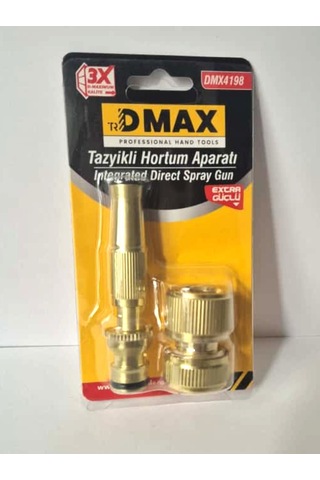 Dmax Tazyikli Hortum Aparatı Pirinç Sprey Başlığı Standart