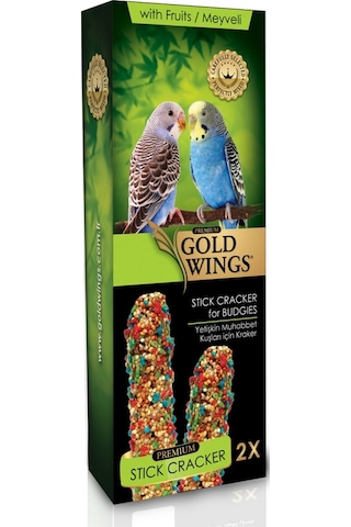 Gold Wings Premium Muhabbet 2'li Kraker Kutu Meyveli 6'lı
