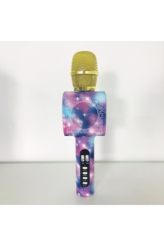 Doppler Stardust Karaoke Mikrofonu Ses Değiştirme Özellikli Işıklı