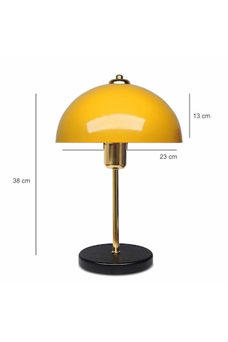Homing Swiss Sarı Renk Gold Gövde Masa Lambası Ayd-3667