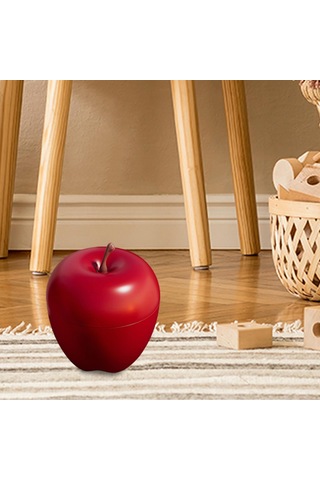 Homyl 3x Küçük Plastik Meyve Kapları Sevgililer Günü Kırmızı