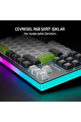 GamePower Nama RGB Mekanik Kablosuz Hot Swap Gaming Klavye