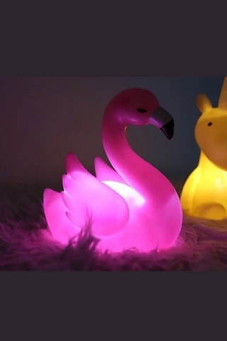 Büro Ev Ofis Hediyesi İçin Flomingo Dizayn Led Işıklı Masaüstü Gece Lambası Diğer