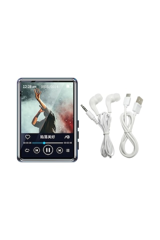 Vkemall Mp3 Çalar Mahdi M20 Taşınabilir Multimedya Oynatıcı Bt Mp3 Müzik Çalar 2.5 İnç Dokunmatik