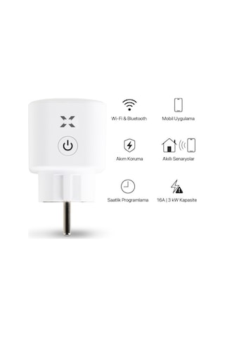 Xenon Smart Akıllı Akım Korumalı Priz Wi-Fi/ Bluetooth X7013