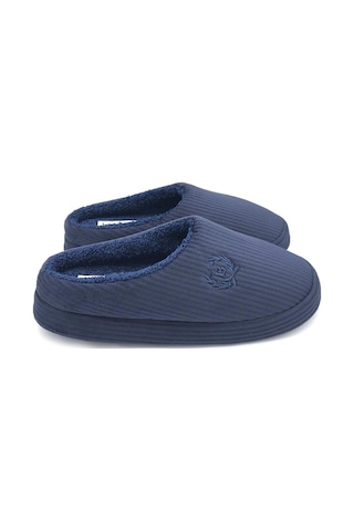 Shoemio Bogart Lacivert Erkek Ev Terliği Lacivert