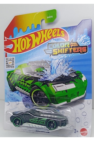 Bhr15 Hot Wheels 1:64 Ölçek Barbarıc Renk Değiştiren Metal Araba 7 Cm