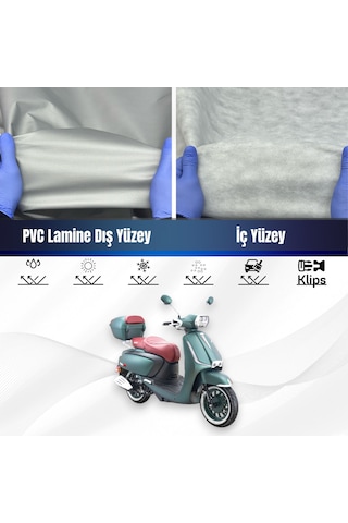 Arora Mojito 50 Su Geçirmez Motosiklet Brandası 4 Mevsime Uygun