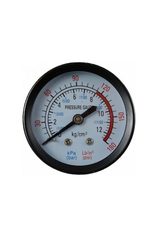 Pg-p40 Kompresör Manometre 12 Bar, Çap: 42 Mm