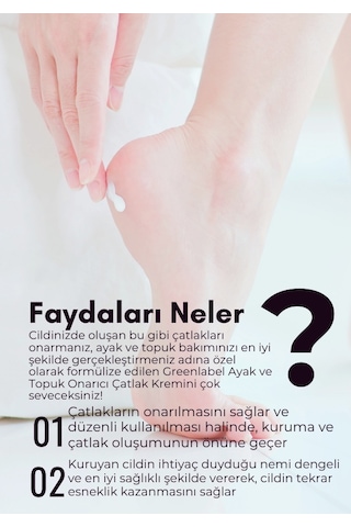 Green Label Ayak ve Topuk Kremi 100 ML