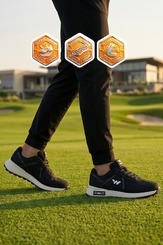 Walkway Siyah Hafızalı Taban Hafif Esnek Unisex Spor Ayakkabı Muveon M Siyah - Beyaz
