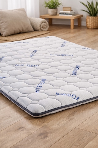 Nano 5cm Sünger Şilte 140x190 Ped Yatak Şiltesi Pedi Topper Katlanabilir Katlanır
