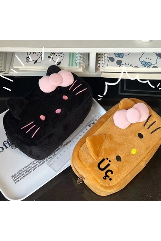 Aurora Hellokitty Peluşkalemçantasıkahverengi Açık Kahve
