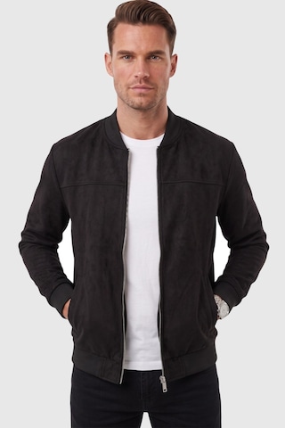 Rizzup Erkek Slim Fit Likralı Siyah Süet Ceket Kırışmayan Ütü Gerektirmeyen Mevsimlik Mont 2504334