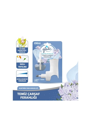 Glade Temiz Çarşaf Ferahlığı Elektrikli Oda Kokusu 20 ML