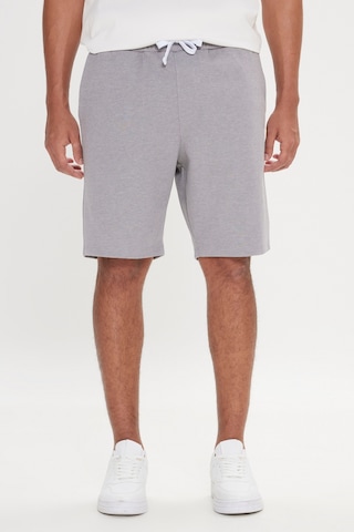 Ac&Co / Altınyıldız Classics Erkek Grı Melanj Standart Fit Normal Kesim Cepli Rahat Örme Şort Gri Melanj