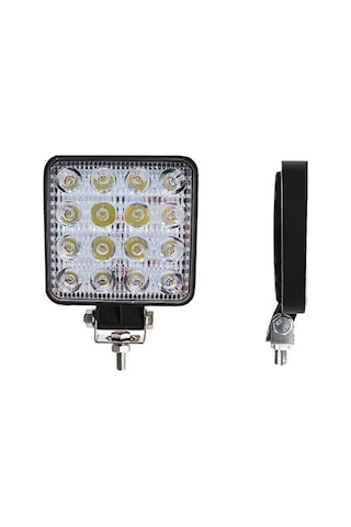 Off Road Kare Led Çalışma Lambası 16 Ledli 12-24v / 48w Uyumlu