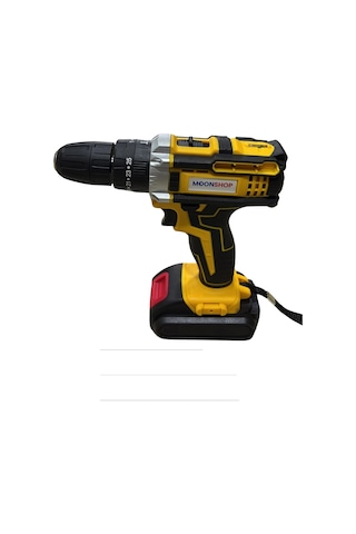 Moonshop 0-62-511 Darbeli 24W Çift Bataryalı Özel Çantalı Şarjlı Matkap