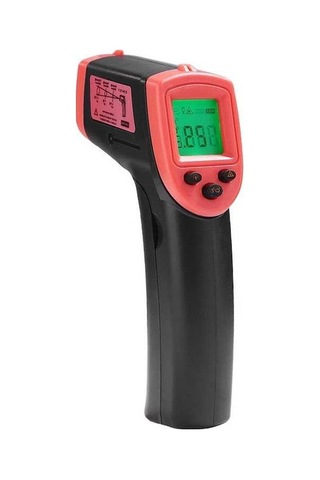 Moly Endüstriyel Kısa Mesafe Kırmızı İriye Termometre -50 C 600 C Pil Dahil Değil Hw600 - Kızılötesi Sıcaklık Ölçer - Güvenli Kullanım İçin Uygun
