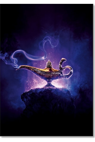 Cakasepetim Aladdin'in Sihirli Lambası Ahşap Mdf Tablo
