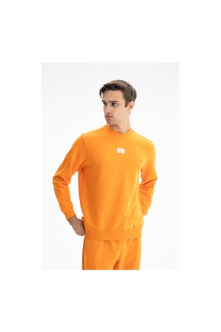AR-MA Arma Erkek Sade Şık Regular Fit Şardonsuz 3 İplik Bisiklet Yaka Sweatshirt 001