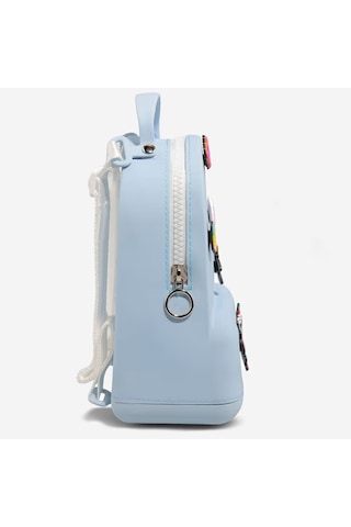 Vicco Pvc Mini Boy Çocuk Plaj Çantası Kreş Çantası Sırt Çantası Okul Çantası Unisex Çanta Mavi