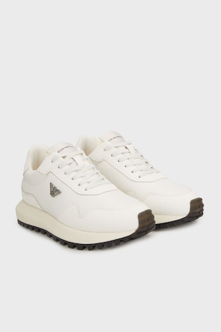 Emporio Armani Erkek Ayakkabı Em003738 Af19532 M0107 Beyaz Beyaz