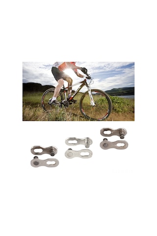 Reedark Bisiklet Zinciri Bağlantı Kolu - 6-10 Vites Uyumlu, Dayanıklı Paslanmaz Çelik, Kolay Montaj, Bisiklet Ekipmanı 1 Çift
