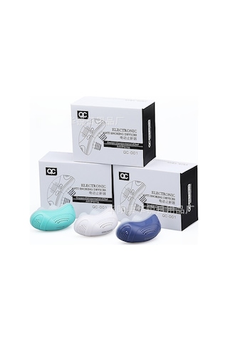 Qingmipy Silikon Burun Tıkanıklığı Ve Horlama Engelleme Cihazı - Uyku Sırasında Sağlıklı Solunum Sağlar, Taşınabilir Ve Kullanıması Kolay Beyaz Dikdörtgen