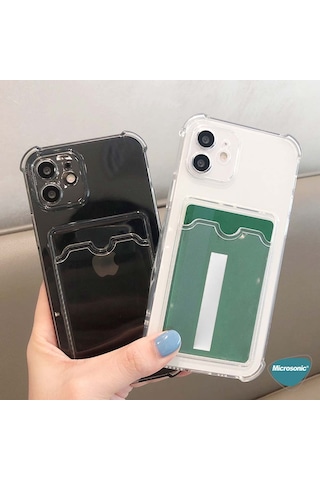 Microsonic Tecno Pova 5 Pro Card Slot Shock Kılıf Füme -