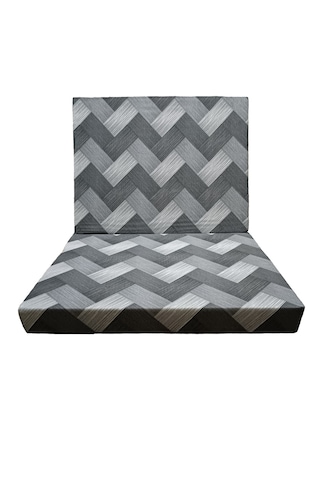 Katlanır Yer Yatağı Tek Kişilik Sünger Katlanır Yatak 80x180 Cm 8 Cm Gri Kalın Sünger Gri Gri