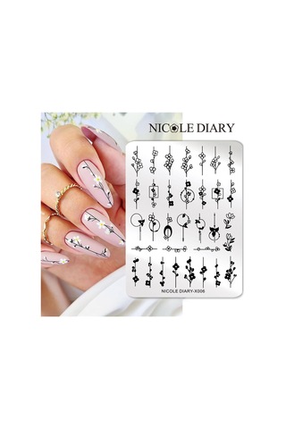Nicole Diary Metal Stampa Tabakası X006 56253