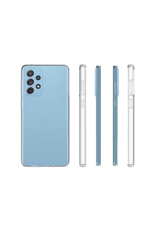 Samsung Galaxy Uyumlu A73 5g Kılıf Darbe Emici Şeffaf Süper Silikon Kapak Col198290-şeffaf