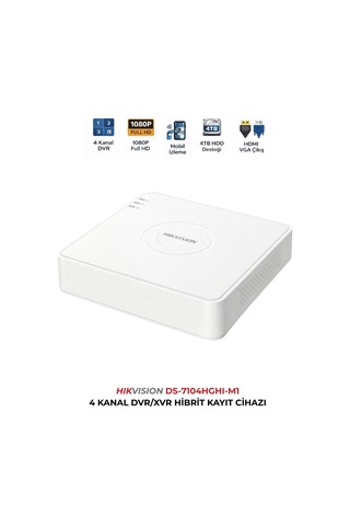 Ds-7104hghı-m1 4 Kanal Dvr Koaksiyel Ses Destekli