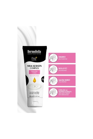 Milk Keratin Complex Bukle Şekillendirici Saç Kremi 200 Ml