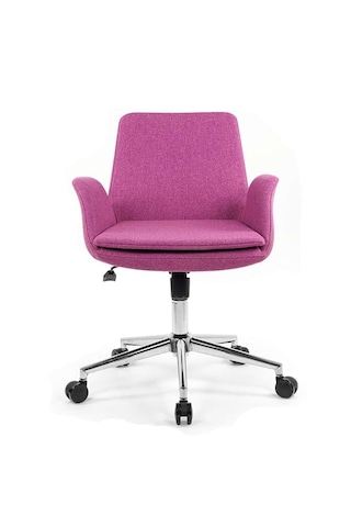 Kaya Ofis Mobilya Carrer Çalışma Koltuğu Ofis Sandalyesi Pembe