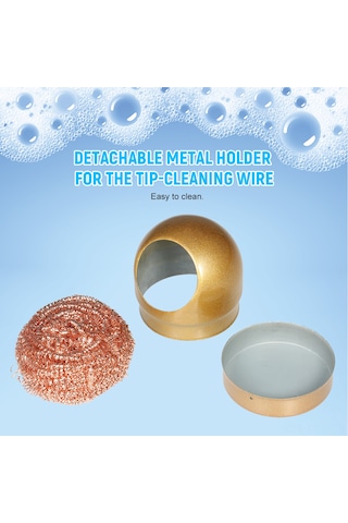 Samdoo Paslanmaz Çelik Lehim Ucu Temizleyici - Lehimleme Hassasiyeti İçin Pratik Çözüm