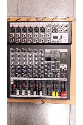 Biema Mx-08T 6 Kanal Profesyonel Efektli Deck Mixer